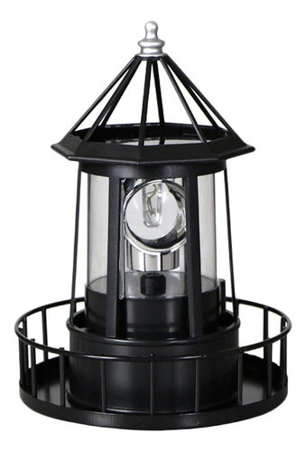Cabilock Led Rotating Lighthouse Solar Beacon Tower Lamp Res 0