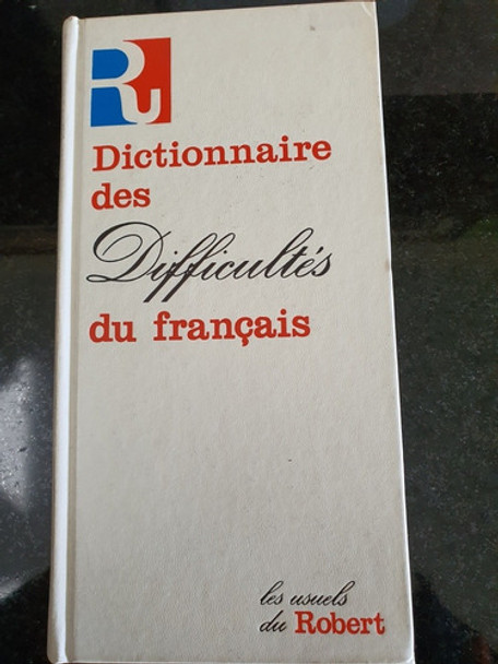 Dictionnaire Des Difficultes Du Francais 0