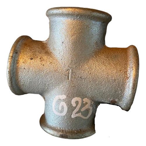 Tee De Hierro Galvanizado De 1 Pulgada 0