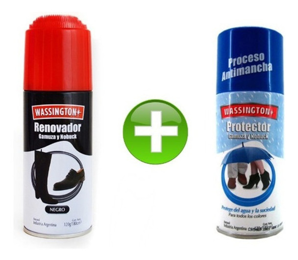 Combo Wassington Renovador + Protector Gamuza Y Nobuck 0