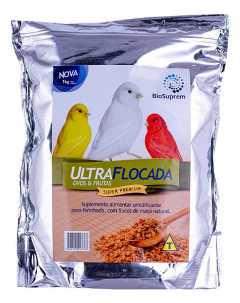 Biosuprem - Ultra Flocada Ovos E Frutas Para Pássaros - 1kg 0 Biosuprem - Ultra Flocada Ovos E Frutas Para Pássaros - 1kg 0