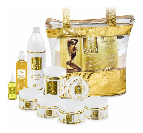 Kit Banho De Lua Medio Clareamento Dos Pelos  Pelo De Ouro 0
