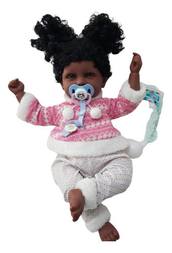 Bebé, Muñeca, Afro, Morena, Reborn, Realista. 0