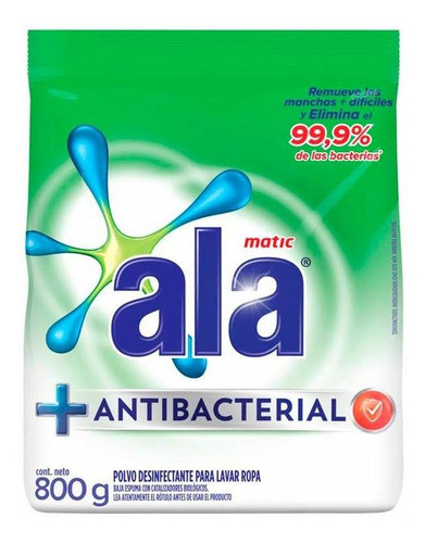 Pack X 48 Unid. Jabon En Polvo  Matantib 800 Gr Ala Jabones 0