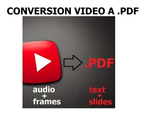Conversión De Video A Pdf Clases Magistrales, Presentaciones 0