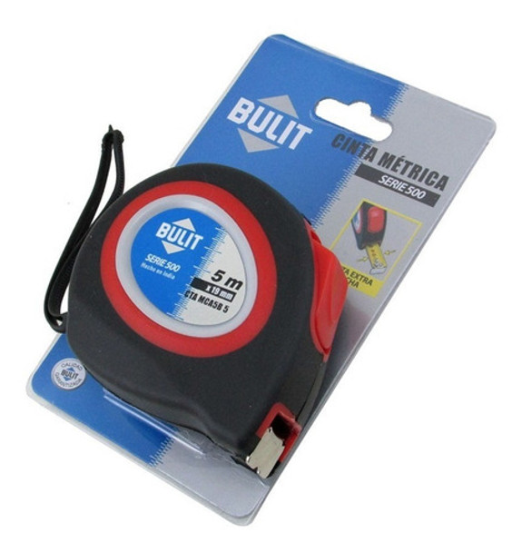 Cinta Métrica Serie 500 Freno Automático 5 Mts X 19mm Bullit 0