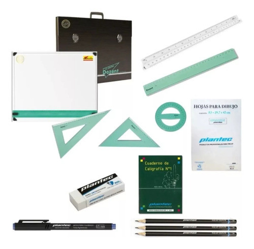 Tablero 50x60 Completo Dozent Plantec 24 Artículos  Tècnico 0
