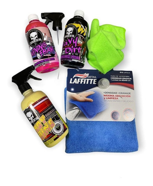 Kit Lavado Auto / Moto Premium Extreme Detail/ Laffitte 1 0