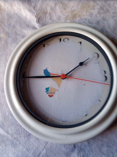 Reloj De Pared A Pila Usado 0