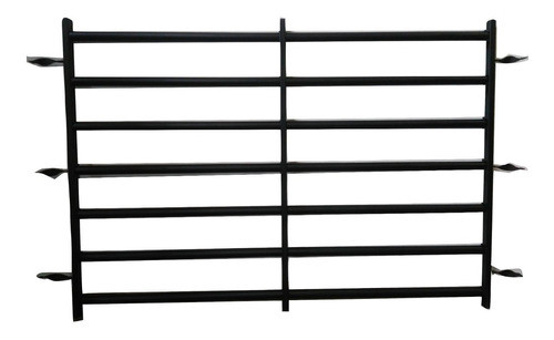 Reja Tubo Horizontal Para Ventana 150x90 Dentro De Mucheta 0