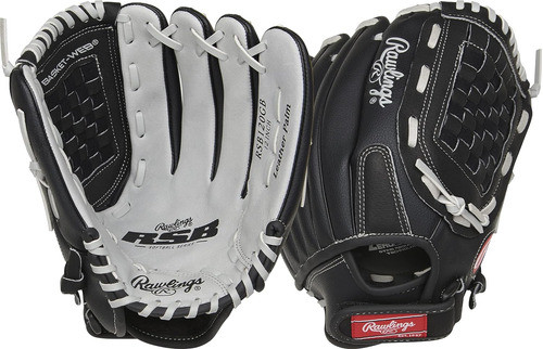 Guante Derie Softball Rawlings 30cm Mano Derecha Negro Gris 0