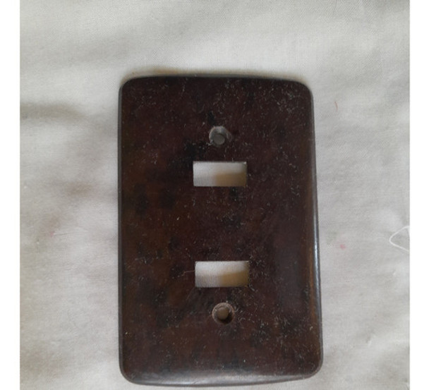 Tapa Baquelita Para Interruptor Doble - Ver Envío -b- 0