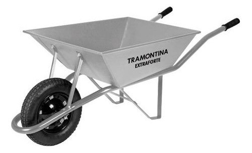 Carretilla De Mano Extrafuerte Rueda Inflable Tramontina G P 0