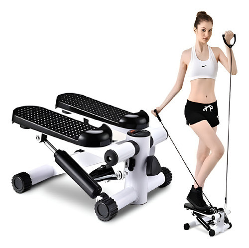 Mini Stepper Con Bandas Elasticas Escalador Pedalera 0
