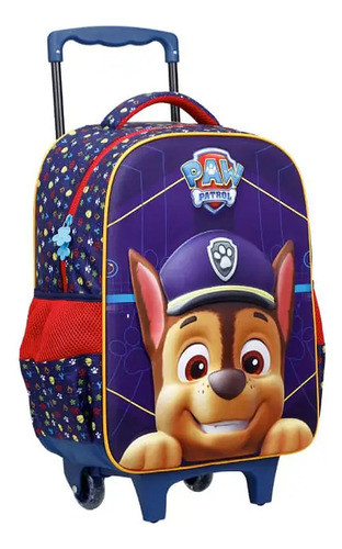 Mochila Escolar Rodinha Infantil 3d Patrulha Canina Xeryus 0