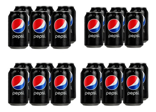 Pepsi Lata 354ml Zero Pack X24 Gaseosa Zetta Bebidas 0