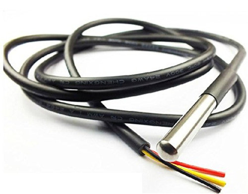 5 X Sensor De Temperatura A Prova De Agua D'agua Ds18b20 0