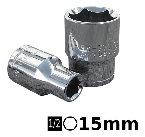 Bocallave Hexagonal 1/2 15mm Crossmaster 0