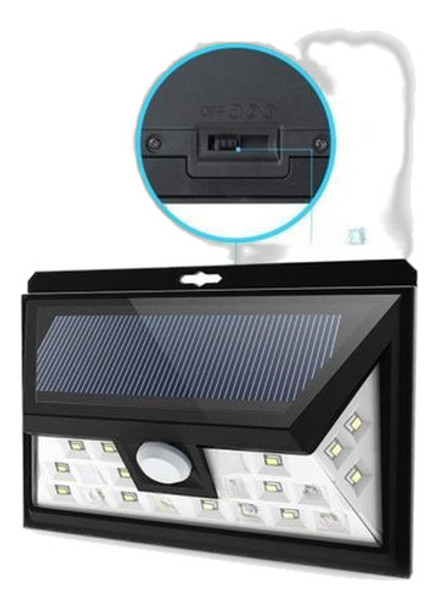 Litom 24 Led Luz De Sensor De Movimiento Solar Luz De La Lám 0