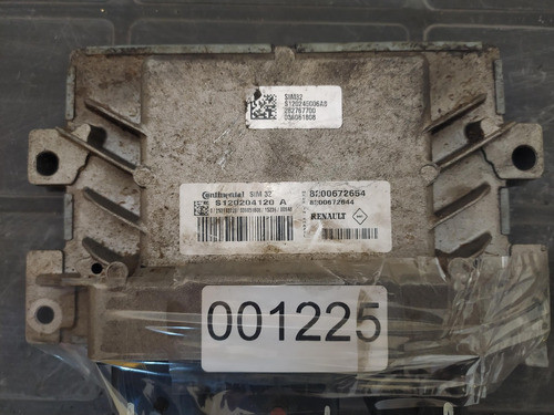 Ecu Renault Sim32 Codigo1225 0