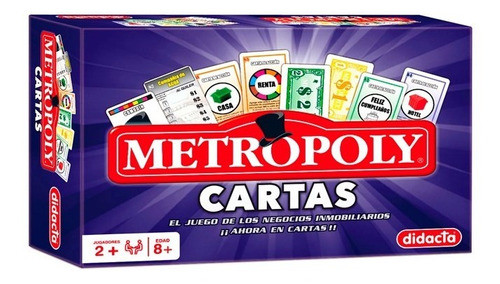 Juego De Mesa Metropoly Cartas - Didacta 0