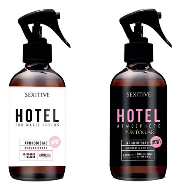 Kit X2 Sexitive Atmosphere Aromatizante Afrodisiaco X 400ml 0