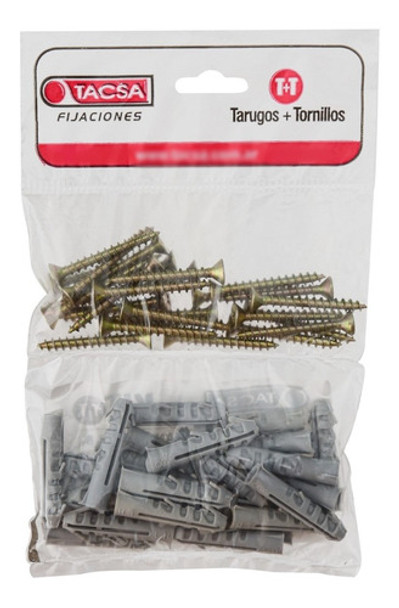 Kit Tarugos Y Tornillos Fix Tacsa 8mm Bolsa X 25un 0
