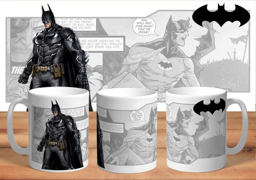 Taza De Cerámica Superheroes Batman Dc 0
