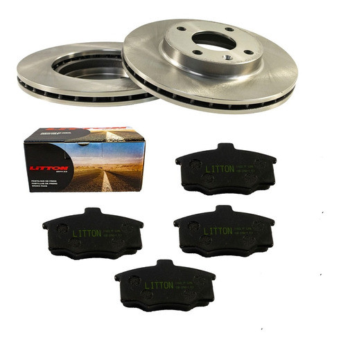 Kit Discos Y Pastillas Chevrolet Monza Delantero (c) 0