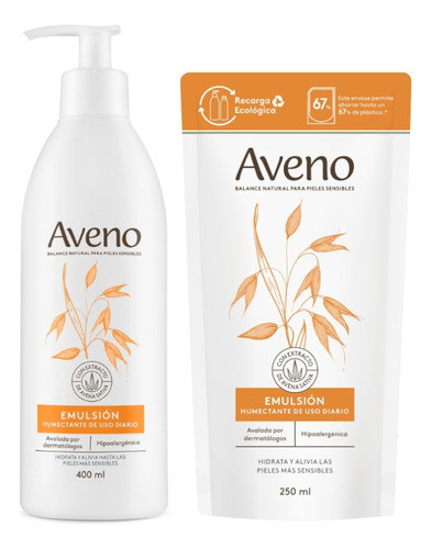 Kit Emulsión Aveno 400ml + Refill 250ml 0
