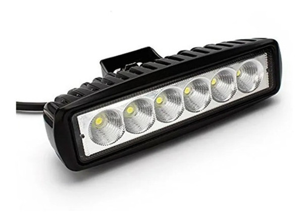 Faro Caminero Rectangular 6 Led En Linea 10-30v °-° 0