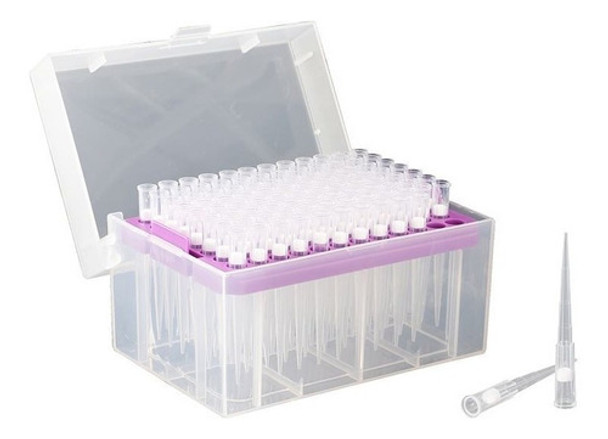 Rack 96 Tips 1000ul C/ Filtro Libre Dnase Rnase Pyrogen Free 0
