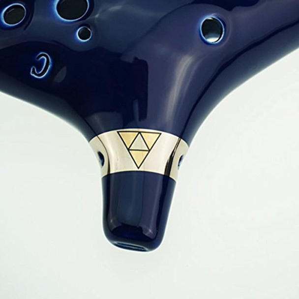 12 Agujero Ocarina De Leyenda De Zelda Alto C Azul Oscuro Pa 0