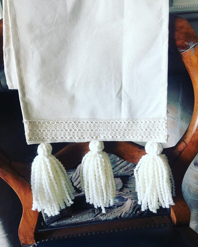 Camino De Mesa - Borlas Lana Boho 0