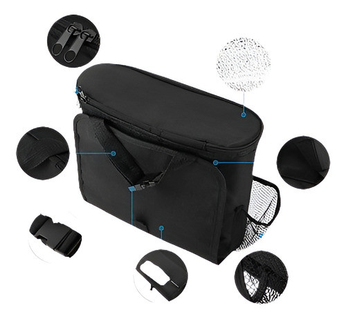 Asiento De Coche Trasero Organizador Bolsa De Almacenamiento 0