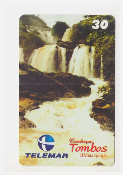 Cartão Telefônico Mídia Cachoeira De Tombos - Tiragem 5000 0