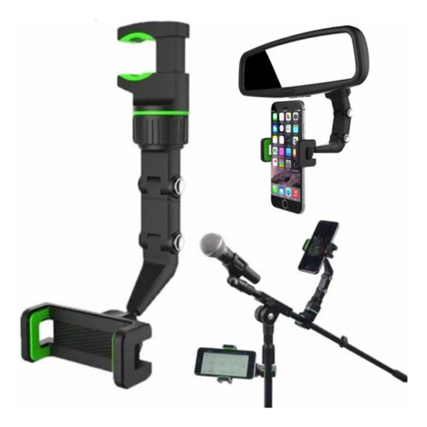 Suporte De Celular Clip Univer Partitura Microfone Pedestal 0