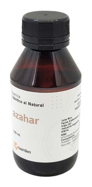 Esencia De Azahar Naarden Natural Hidroalcoholica Pet X100ml 0