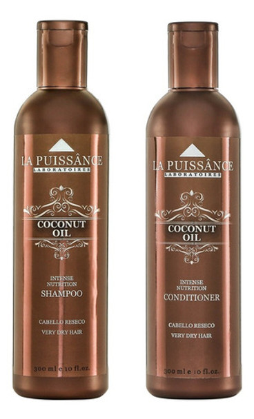 Kit Shampoo Acondicionador 300ml Coconut Oil La Puissance 0 Kit Shampoo Acondicionador 300ml Coconut Oil La Puissance 0