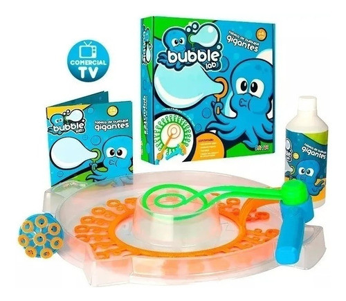 Bubble Lab Fabrica De Burbujas Gigantes Incluye Liquido 0