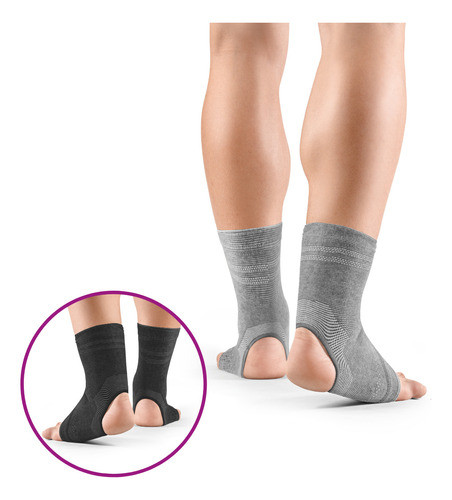 Tornozeleira De Compressão Elástica Bamboo Hidrolight 0