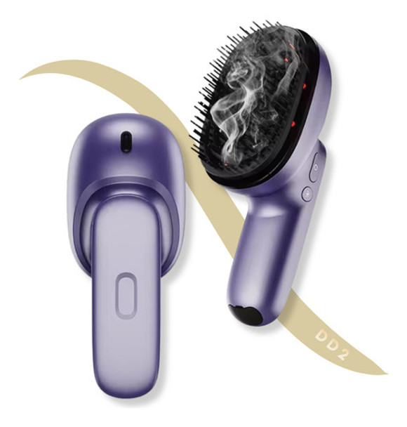 Peine Masajeador Eléctrico Anti Caida De Cabello Con Aceite 0