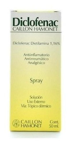 Diclofenac Caillon & Hamonet Spray 50ml 0