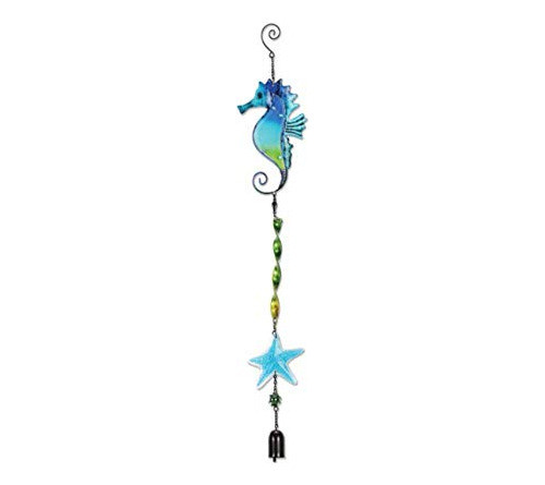 Sunset Vista Designs Metal Y Vidrio Sea Horse Suncatcher 0