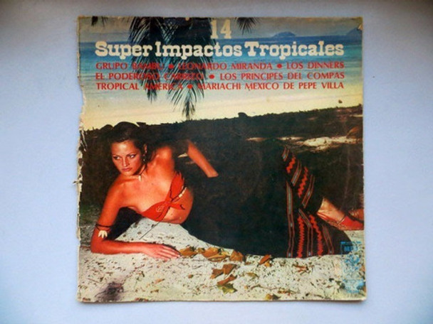 14 Super Impactos Tropicales Vinilo Lp Orfeo 0