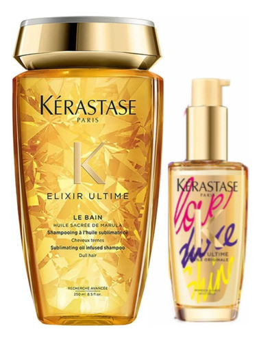 Kérastase Bain Elixir 250 Ml + Elixir Ultime 30 Ml 0