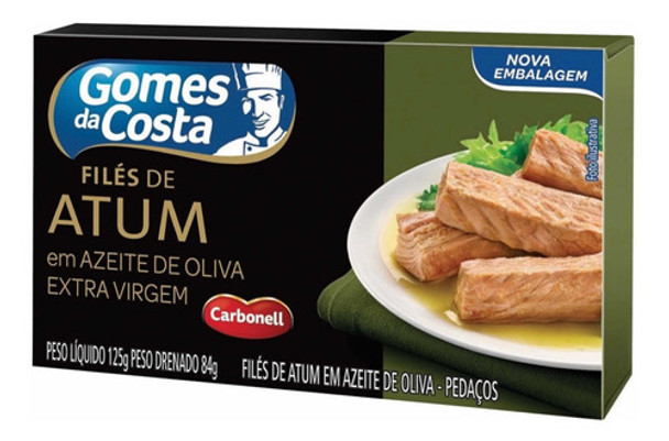 Filé De Atum Em Azeite De Oliva 125g - Kit 6 Unidades 0