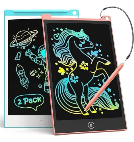 Tecjoe Paquete De 2 Tabletas De Escritura Lcd, 0