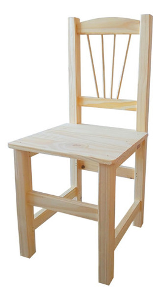 Set 2 Sillas Respaldo Abanico 0