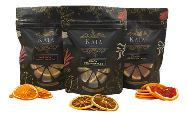Kit Citricos Kaia - Naranja Limón Pomelo Deshidratados 0